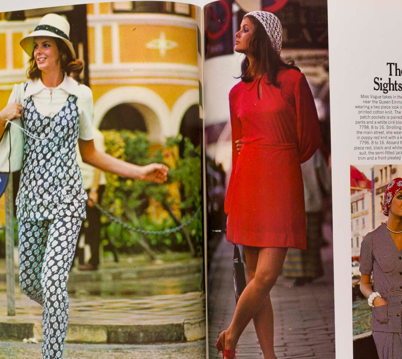 Marisa Berenson ANTONIO LOPEZ Couture SEAMING Poncho VOGUE magazine Pattern book