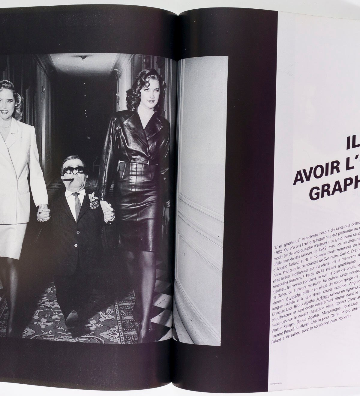 Jacki Adams GUY BOURDIN Roman Polanski BRUCE WEBER Paris Vogue February 1982 VTG