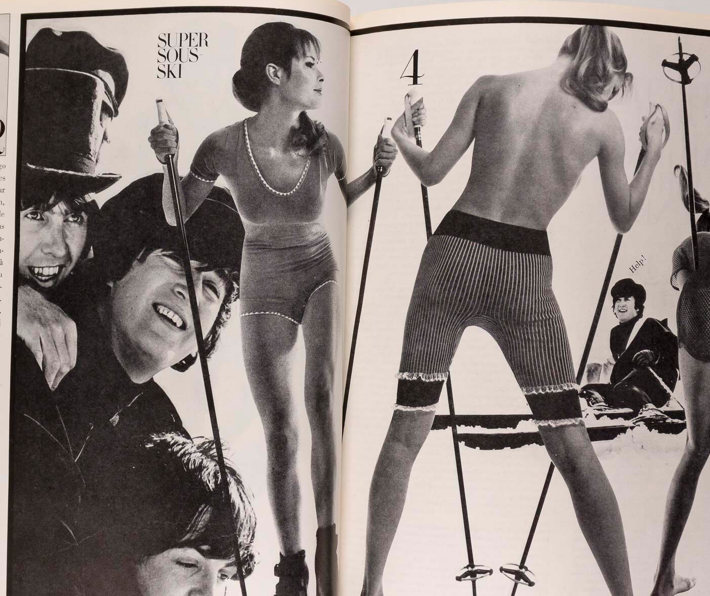 Christa Fiedler JILL KENNINGTON Shrimpton GUY BOURDIN Paris Vogue November 1965
