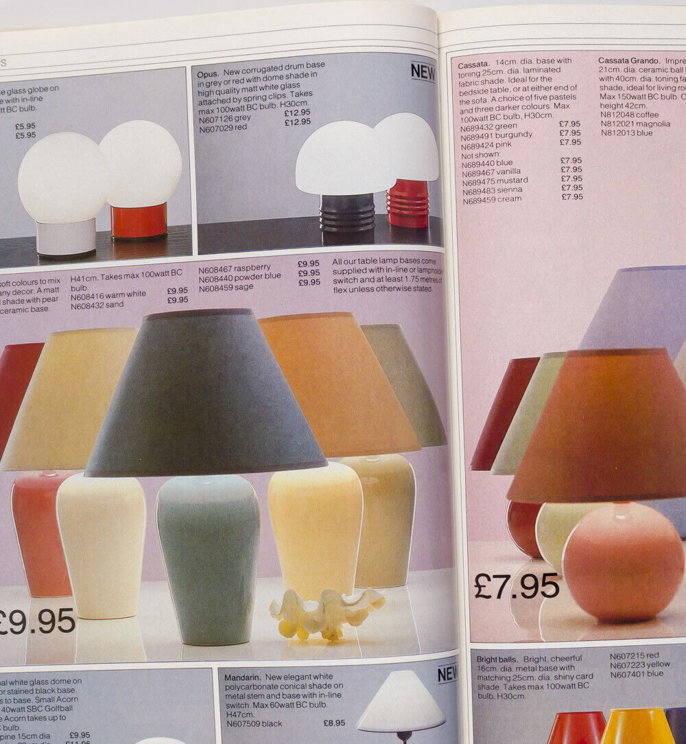 HABITAT catalogue TERENCE CONRAN Interior Design magazine PALASET Pagoda STORAGE