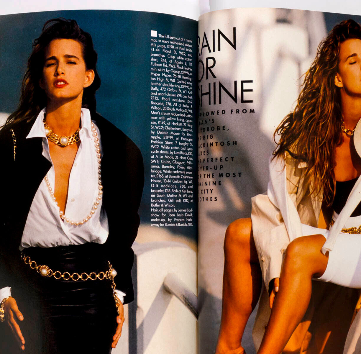 MADONNA 1st Vogue TATJANA PATITZ Linda Evangelista CINDY CRAWFORD Yasmin Le Bon