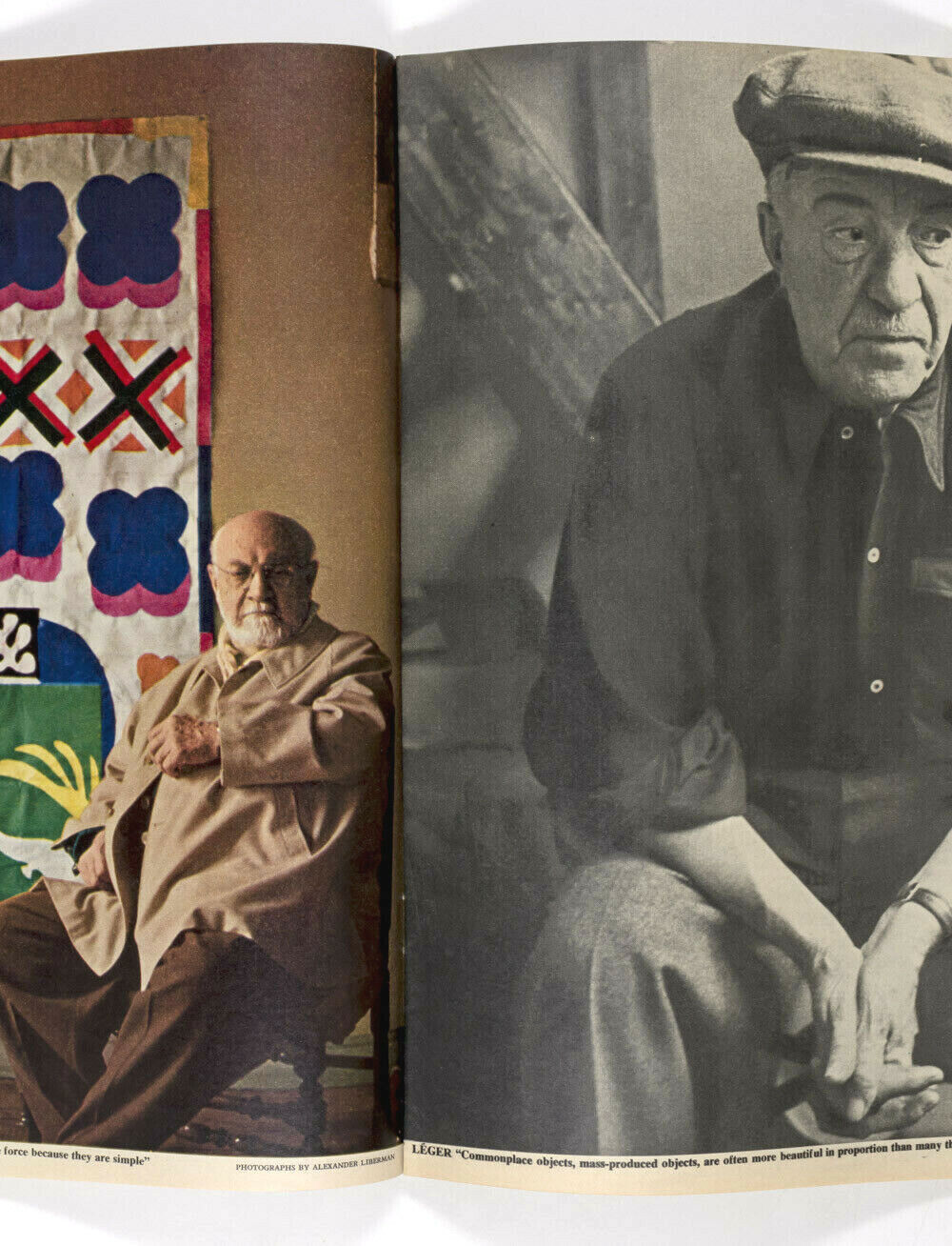 Robert Rauschenberg PICASSO Alexander Liberman MATISSE 60s Sunday Times magazine