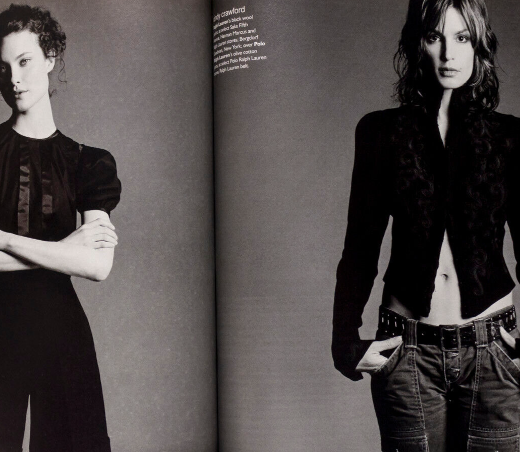 Gisele Bundchen CINDY CRAWFORD Patti Hanson TURLINGTON Jessica Miller W MAGAZINE