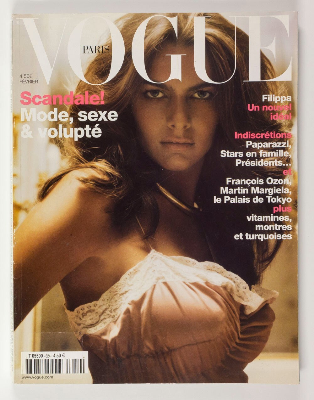 FILIPPA HAMILTON Eva Herzigova MARTIN MARGIELA Paris Vogue February 2002 Celine