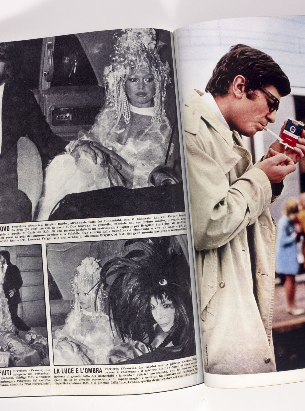 PERMANENT FOOD Maurizio Cattelan HELMUT BERGER Ali MacGraw LIZA MINNELLI vtg YSL