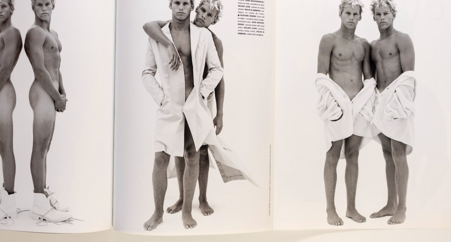 ATESH Tatjana Patitiz MARCUS SCHENKENBERG Vogue Hommes International 1994 Weber