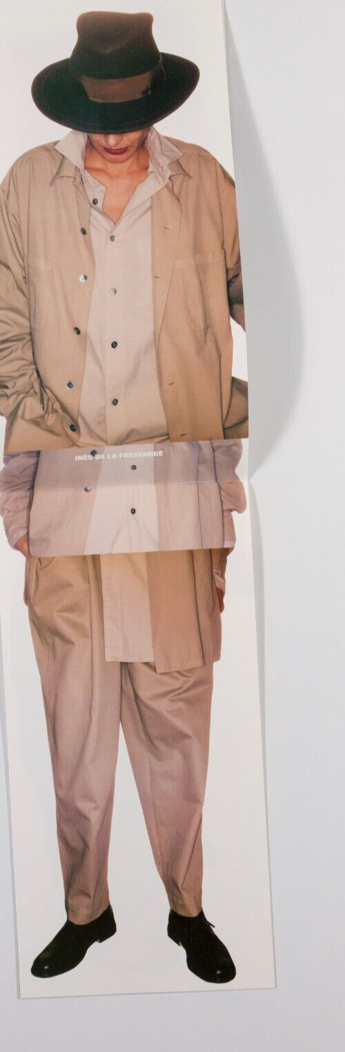 YOHJI YAMAMOTO Pour Homme LOOKBOOK Autumn Winter 1998 vtg INES DE LA FRESSANGE
