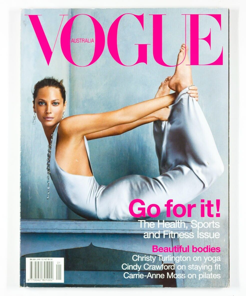 Christy Turlington CINDY CRAWFORD Carrie-Anne Moss VOGUE AUSTRALIA January 2003