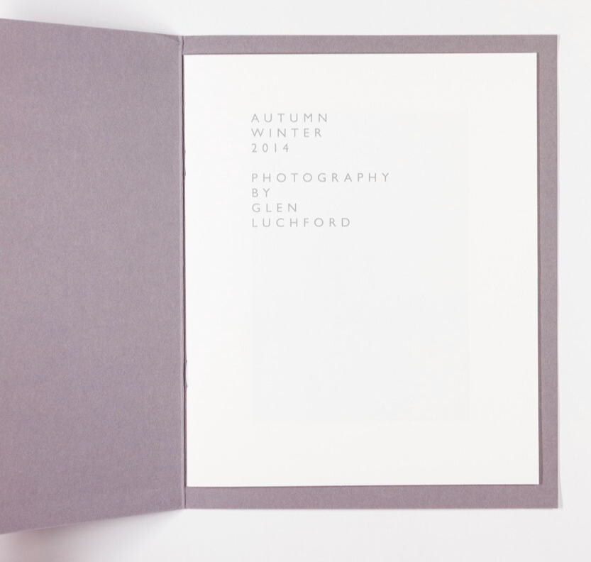 Margaret Howell GLEN LUCHFORD fashion catalogue lookbook AW 2014 Autumn Winter