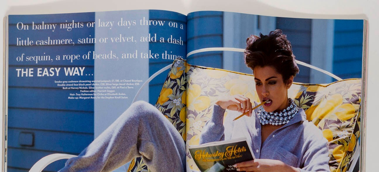 Linda Evangelista TATJANA PATITZ Yasmeen Ghauri VOGUE October 1991 Givenchy DIOR