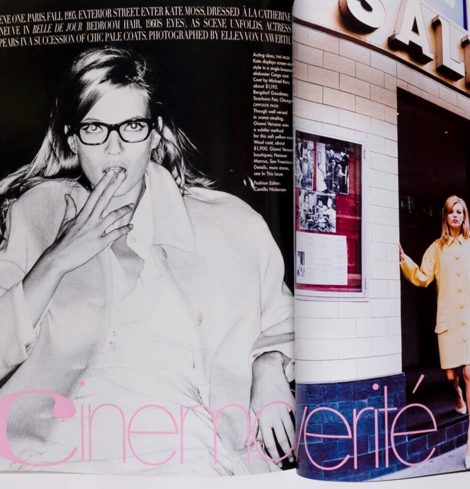 Demi Moore HERB RITTS Kate Moss VOGUE October 1995 Helmut Newton STELLA TENNANT