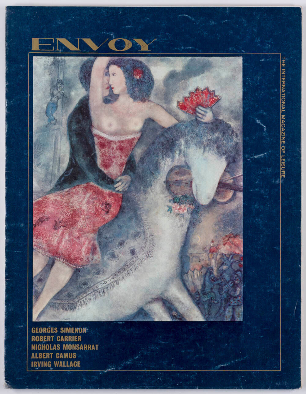 MARC CHAGALL interview ENZO FERRARI Georges Simenon HEMINGWAY Envoy magazine VTG