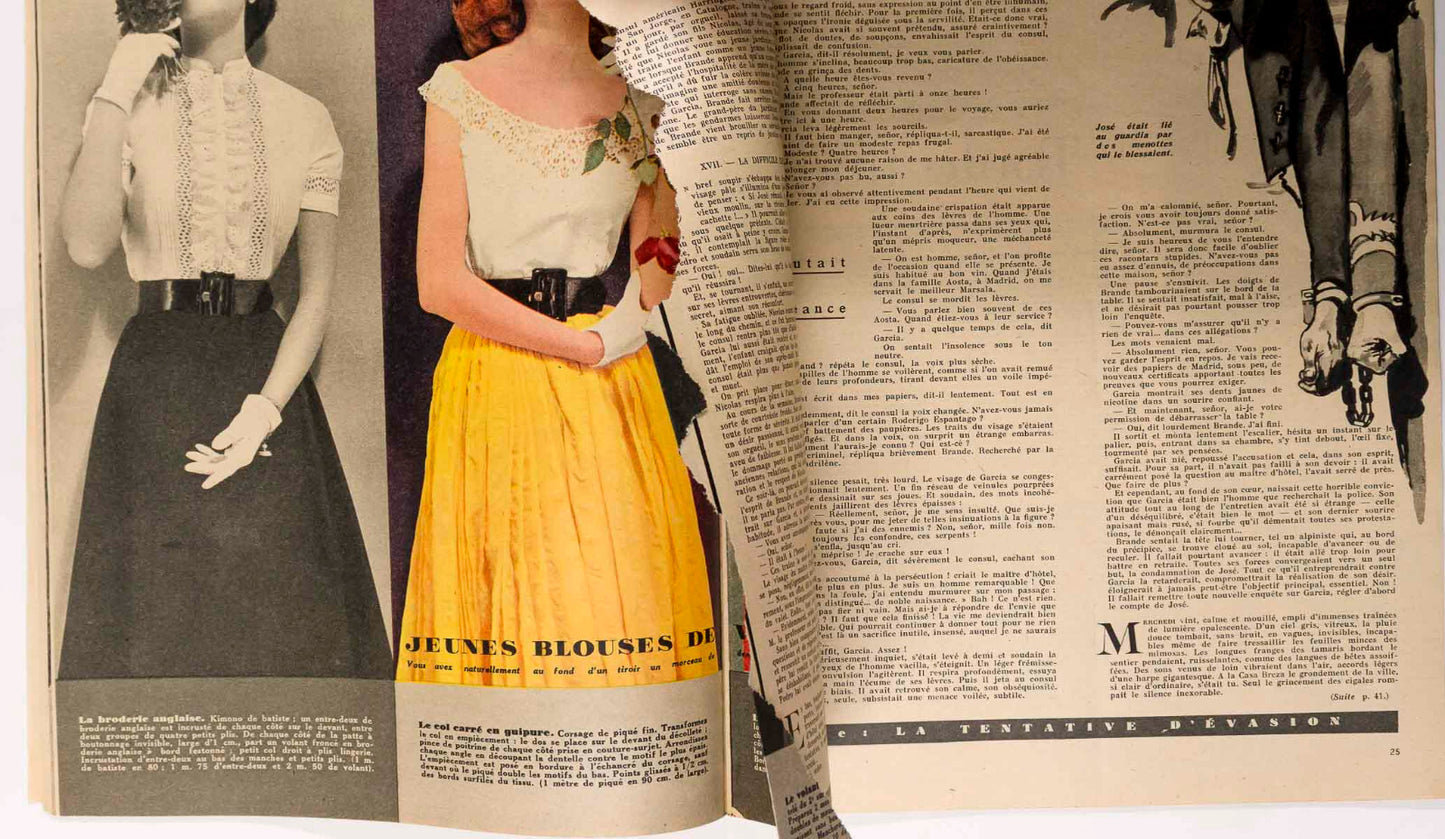 BRIGITTE BARDOT Suzy Parker BRASSAI Seville BETTE DAVIS French ELLE magazine 50s