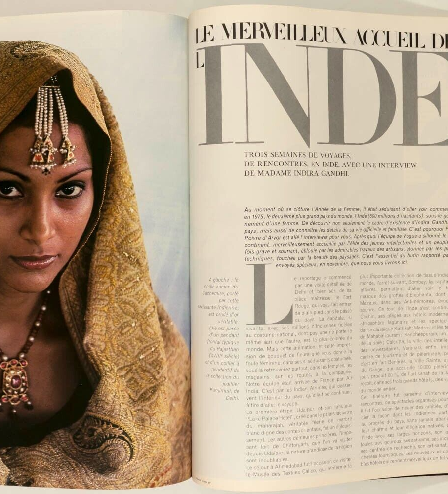 PETER USTINOV Guest editor PARIS VOGUE December 1975 GUY BOURDIN Helmut Newton