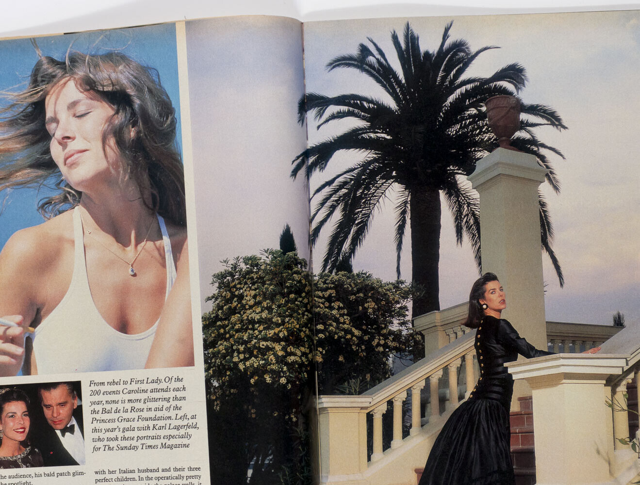 LAGERFELD Princess Caroline LIZ SMITH Stephanie Roberts KUROSAWA Sunday Times UK