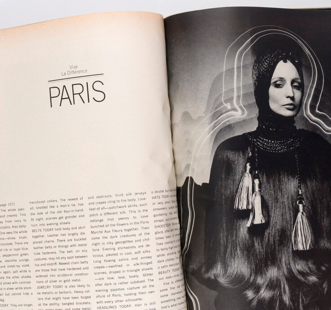 PARIS FASHION 60s Saul Leiter BEAUTY Heide Wiedeck US Harper's Bazaar 1969 Mar