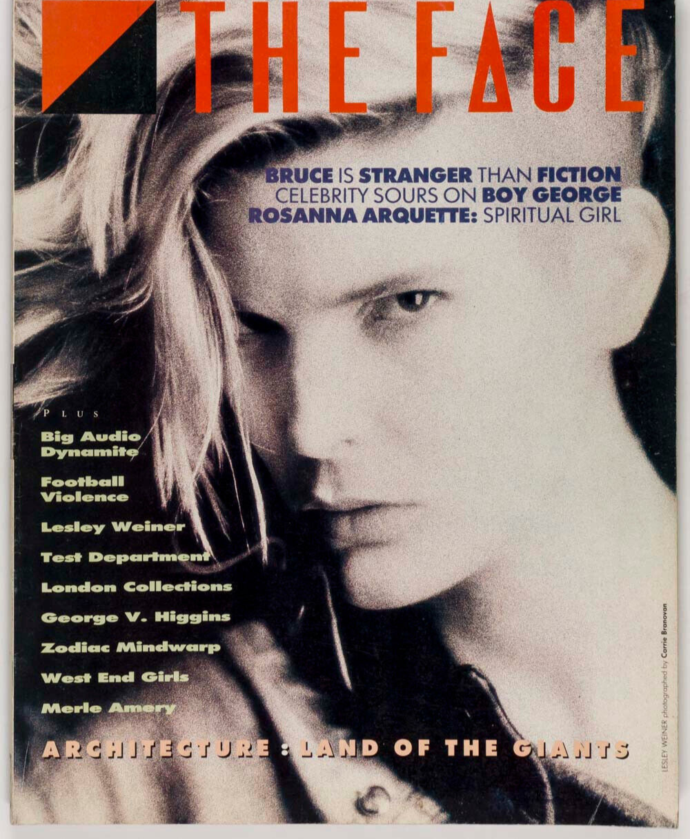 Nick Kamen BOY GEORGE Sade EDDIE O'CONNELL Rowan Atkinson TIM ROTH Face magazine