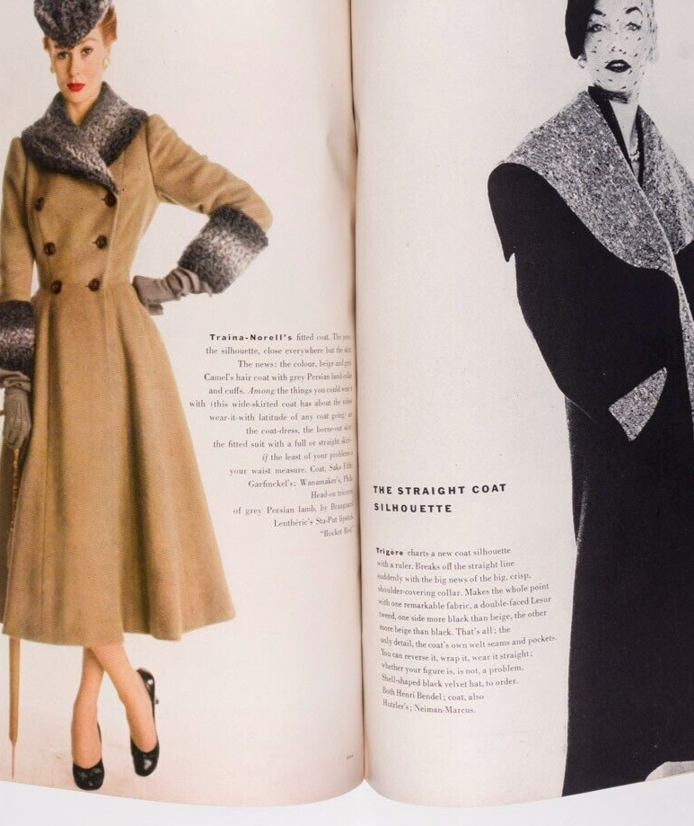 LISA FONSSAGRIVES Penn RENE BOUCHE Paris Italian US Collections BALENCIAGA Vogue