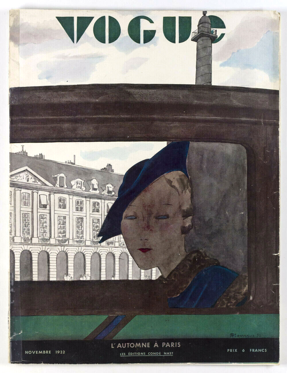 Pierre Mourgue SCHIAPARELLI Montherlant PARIS VOGUE Nov 1932 Hoyningen-Huene RBW