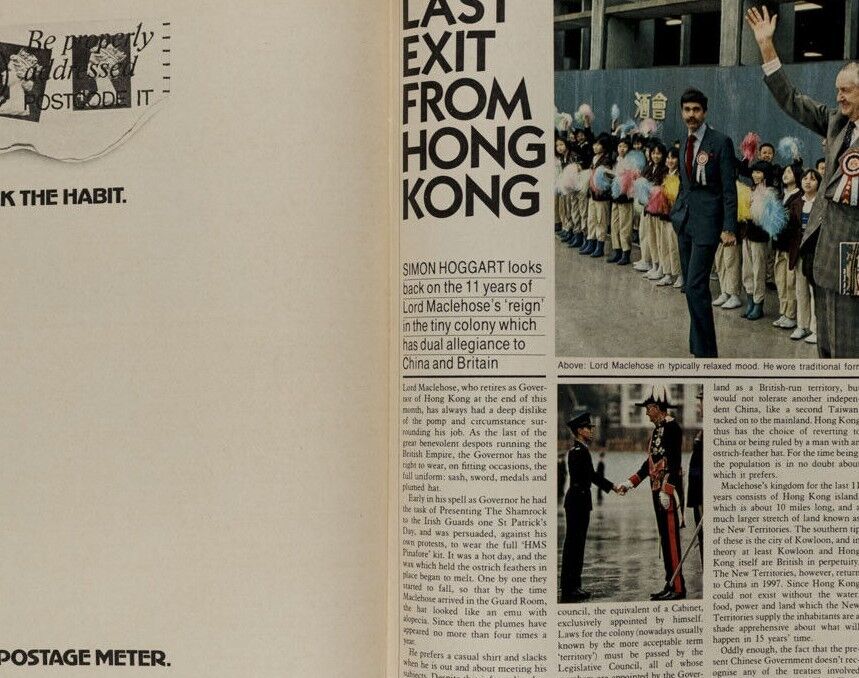 APRIL ASHLEY Chris Steele Perkins SOUTH AFRICA Tom Conti HK Observer magazine UK