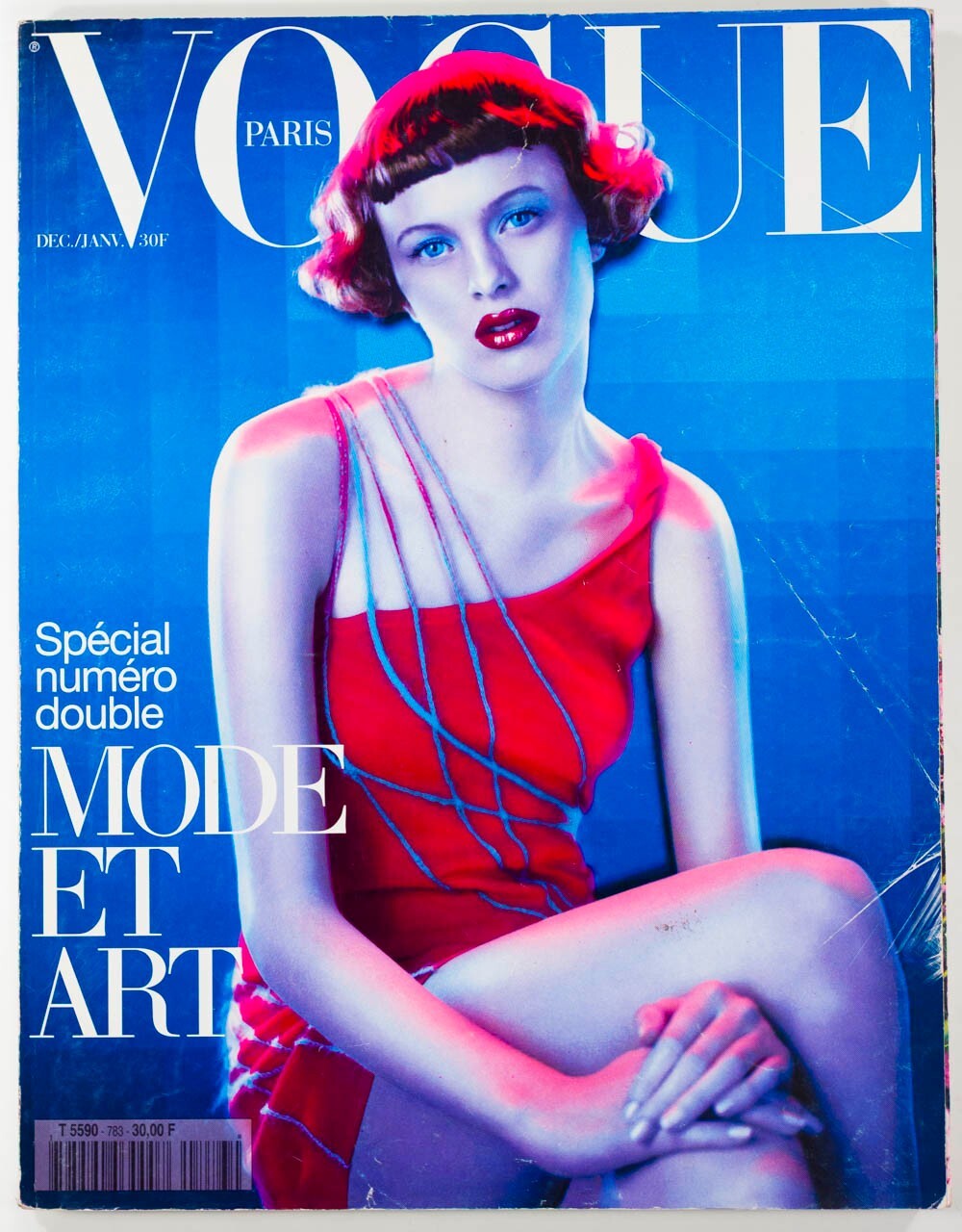 Karen Elson ALEXANDER MCQUEEN Chapman Brothers PARIS VOGUE December 1997 MODE ET