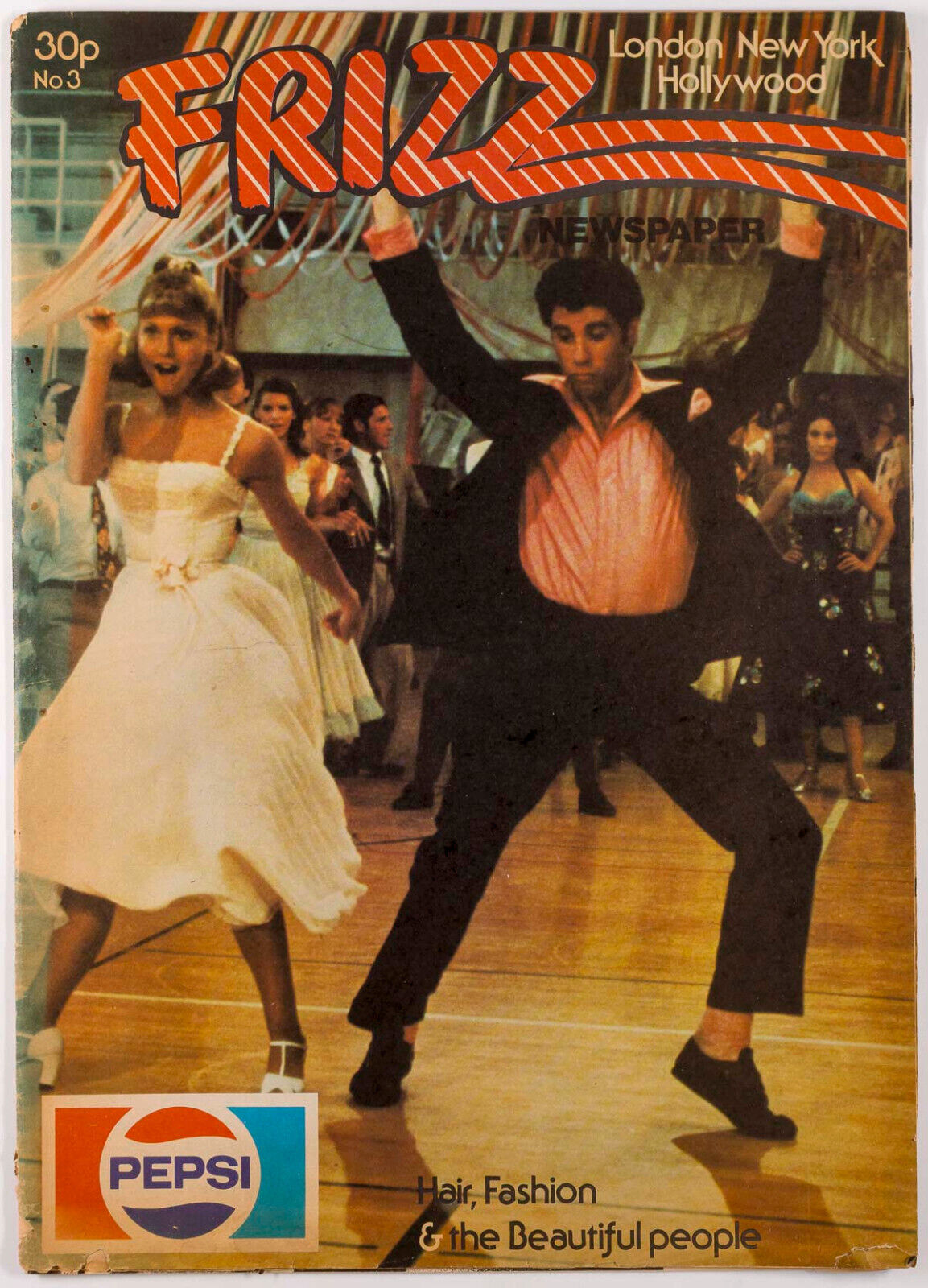 OLIVIA NEWTON JOHN Jaws EARTHA KITT Amanda Lear FRANKIE ALBANO Frizz magazine UK