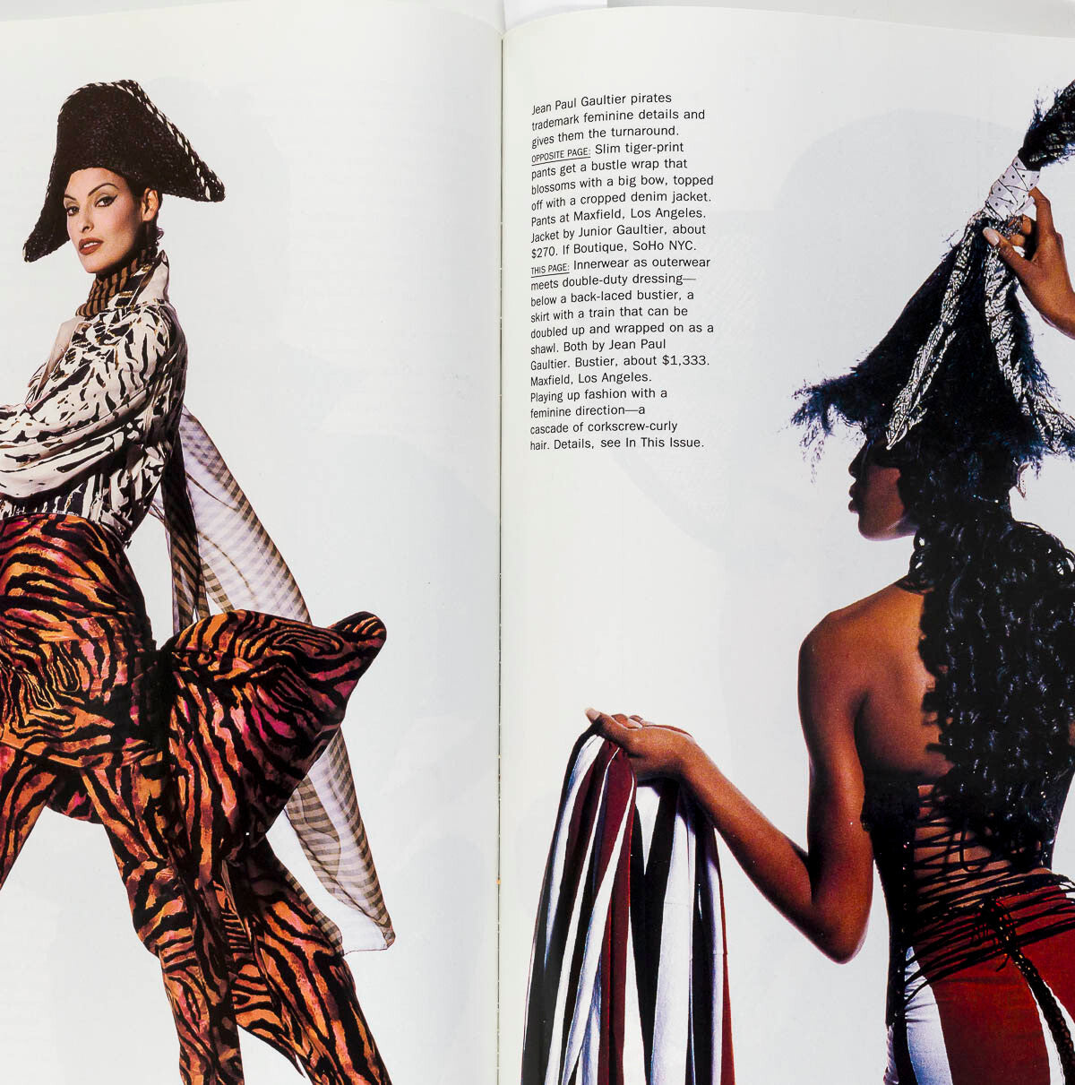 CINDY CRAWFORD Naomi Campbell LINDA EVANGELISTA Christy PRINCE Aids ALT Vogue