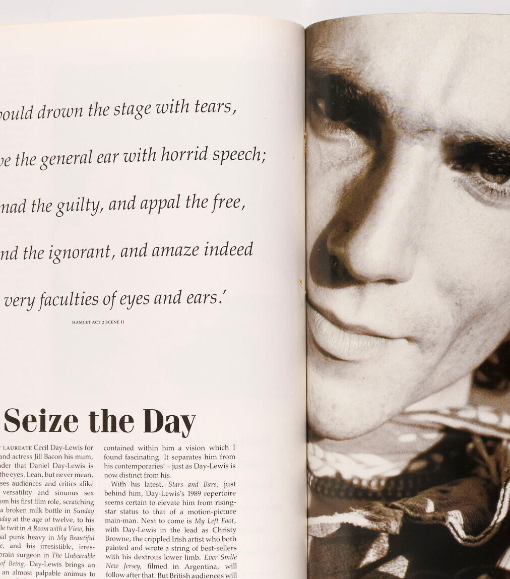 Michael Heseltine DANIEL DAY LEWIS Imran Khan GQ 1 1989 Paul Smith TERENCE STAMP