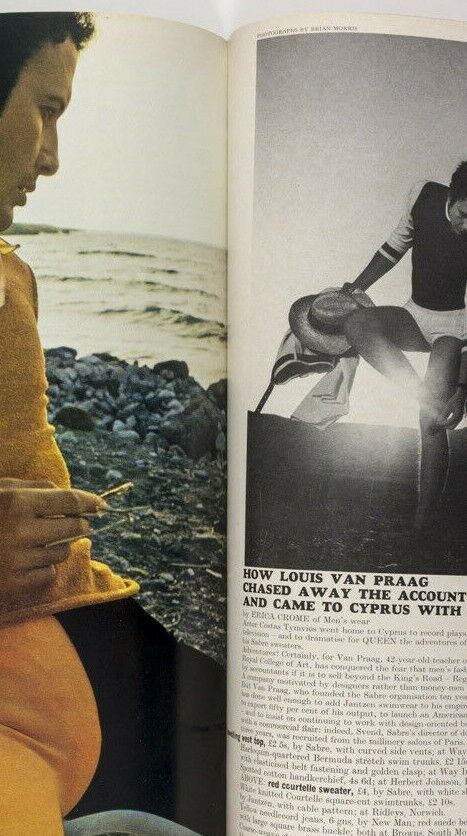 Cyprus SARAH COURAGE John Hedgecoe COSTAS TYMVIOS Dingle Foot QUEEN MAGAZINE vtg