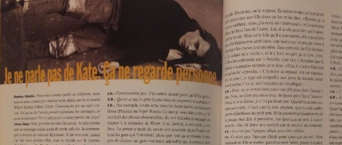Aidan Quinn JOHNNY DEPP Ellen Von Unwerth VOGUE HOMMES March 1995 Bill Gates VTG