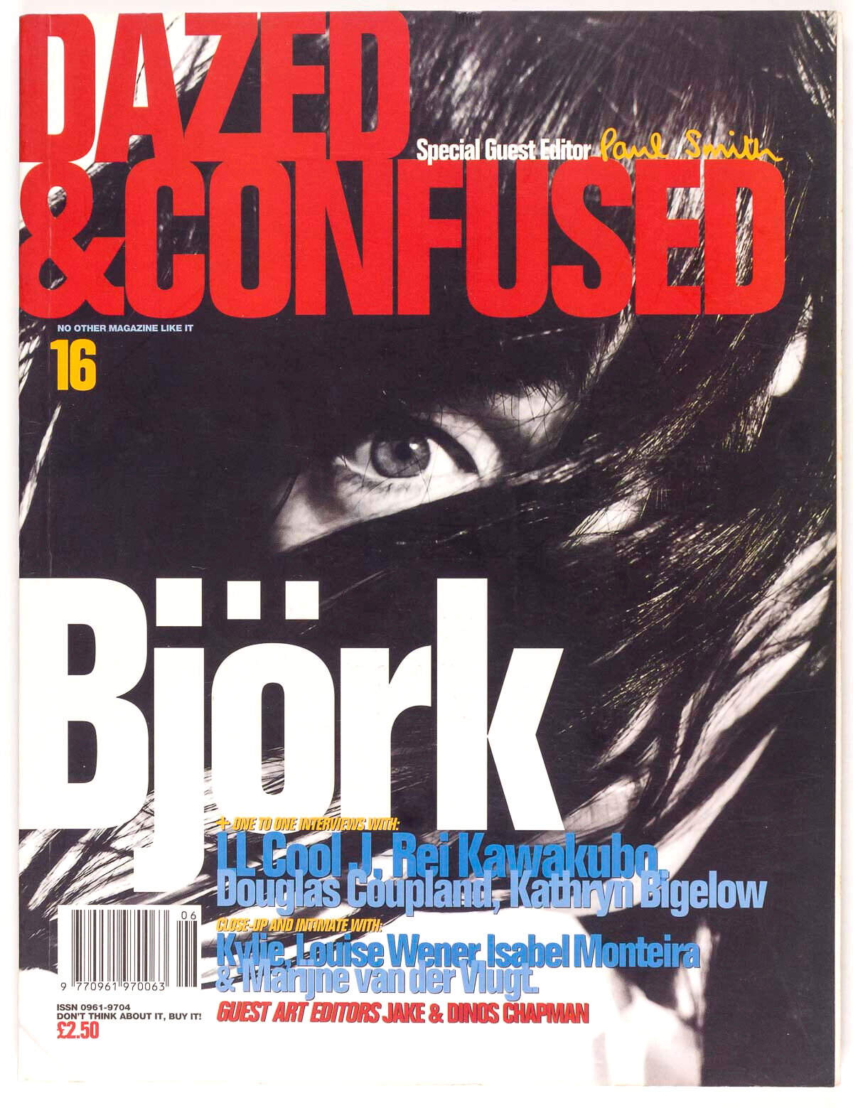 Bjork KYLIE Rei Kawakubo DAZED & CONFUSED December 1995 UNKLE Donna Trope # 16