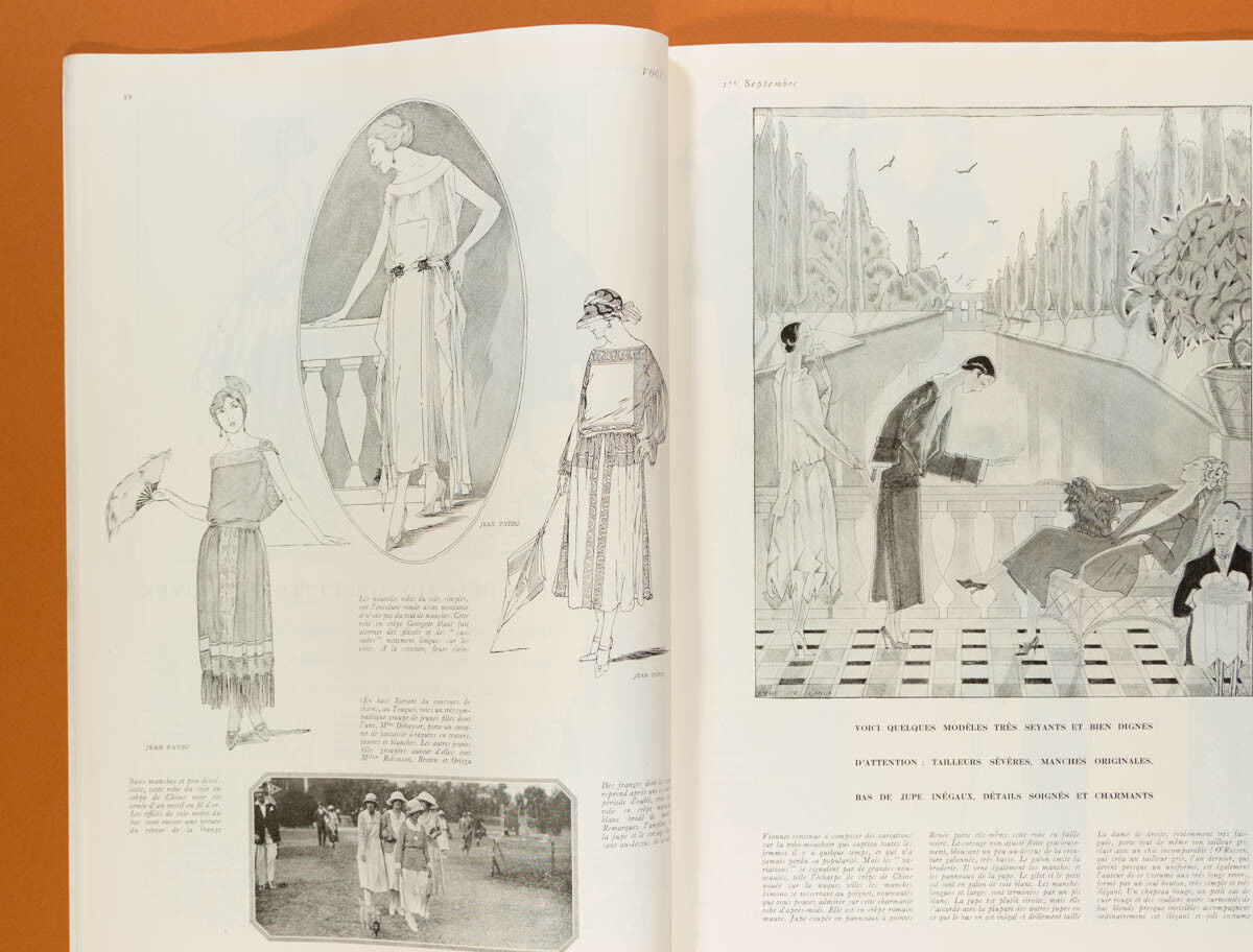 GEORGES LEPAPE Vionnet LANVIN Benito POIRET Paris Vogue magazine September 1921