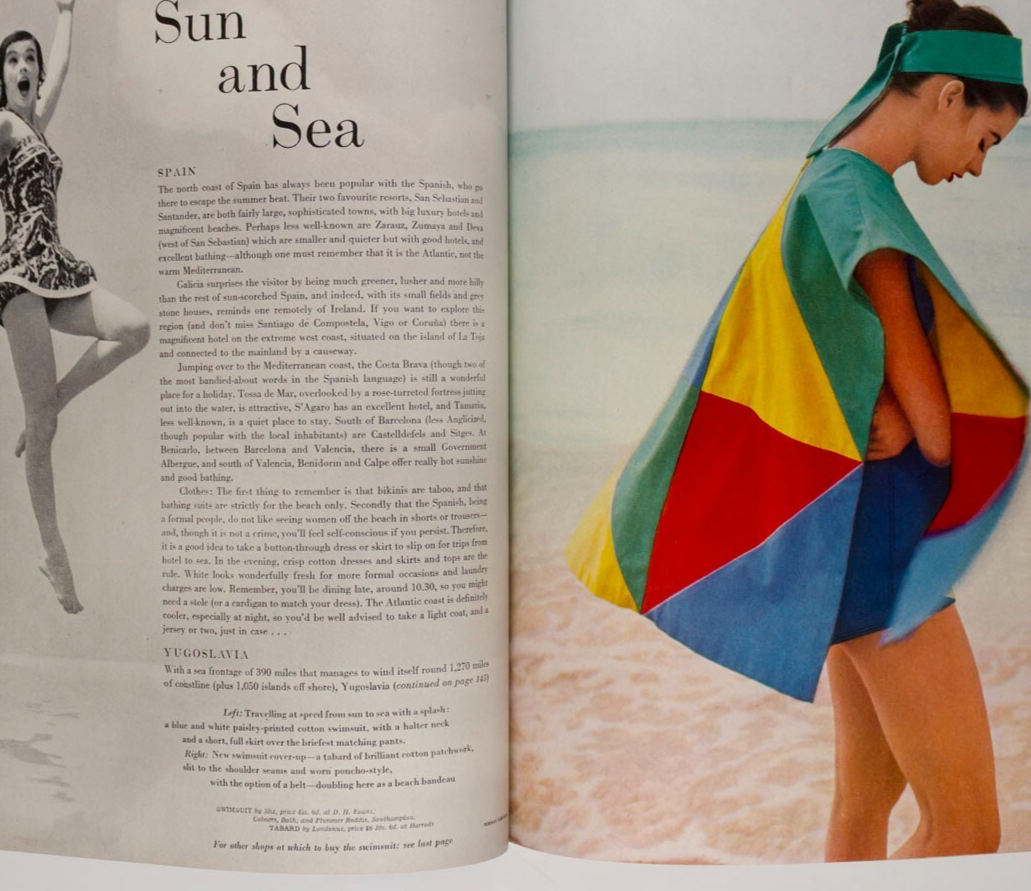 NORMAN PARKINSON Wenda CARL ERICKSON Vogue May 1957 Colette RENE GRUAU Stemp VTG