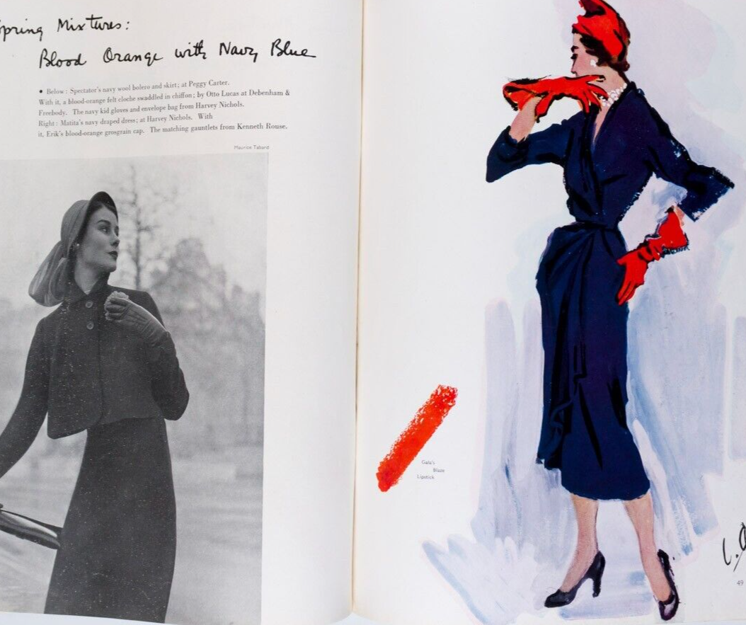 Margaret Leighton NOEL COWARD Tyrol HARPERS February 1950 Corsets JEAN SIMMONS