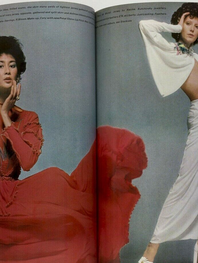 Sue Baloo JEAN MUIR Dior menswear VOGUE September 15 1972 Jan Ward BILL GIBB vtg