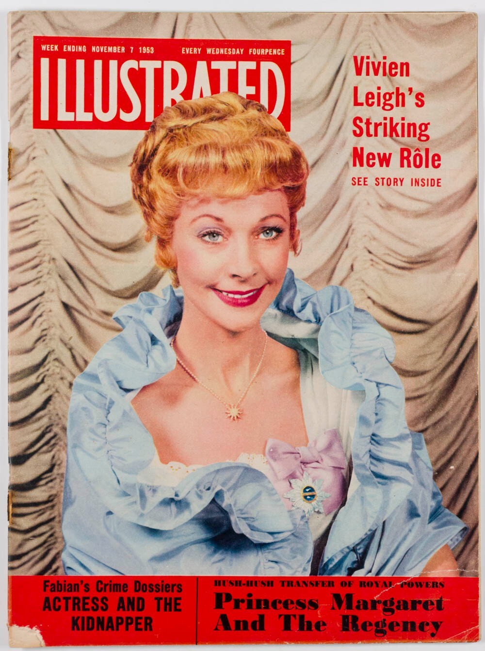 Vivien Leigh LAURENCE OLIVIER Barbara Goalen lLLUSTRATED magazine 1953 Kelloggs