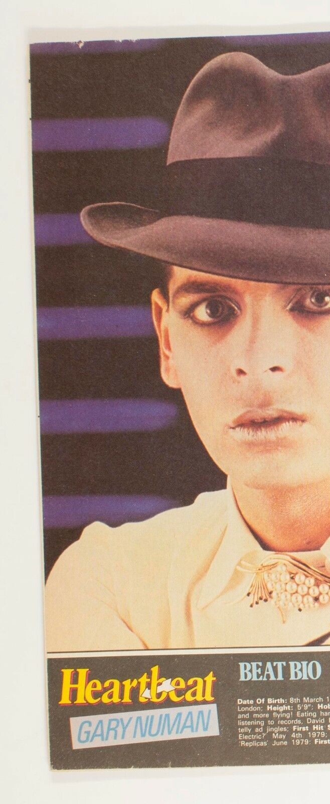 Julian Cope GARY NUMAN Classix Nouveau IMAGINATION Leee John HEARTBEAT magazine