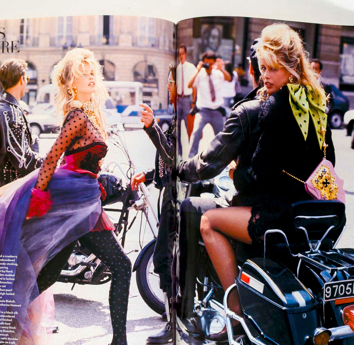 Claudia Schiffer HERB RITTS Tatjana Patitz STEVEN KLEIN Paulina Porizkova VOGUE