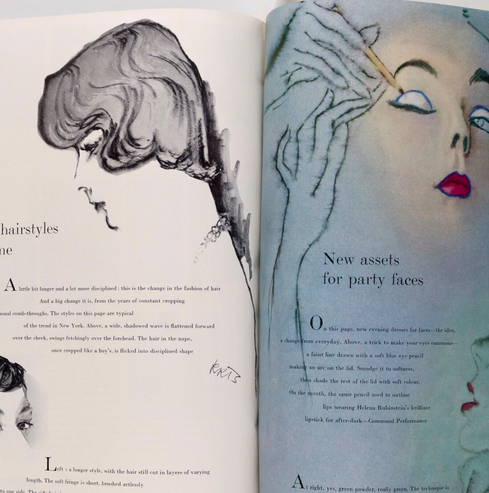 Susan Abraham NORMAN PARKINSON Australia VOGUE February 1955 JOHN WARD Huston UK