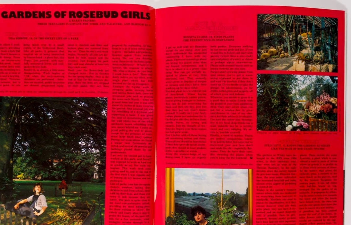 Sophie Ward RACHEL WEISZ Hamish Bowles HARPER'S & QUEEN August 1983 Fiorucci VTG