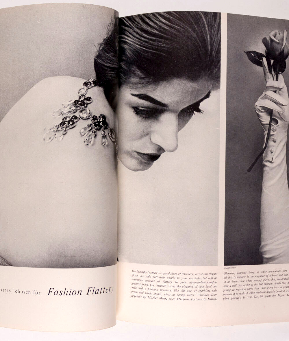 Fiona Fulton ERIC STEMP Barbara Goalen VOGUE Beauty Book UK 1956 Dior ANNIE ROSS