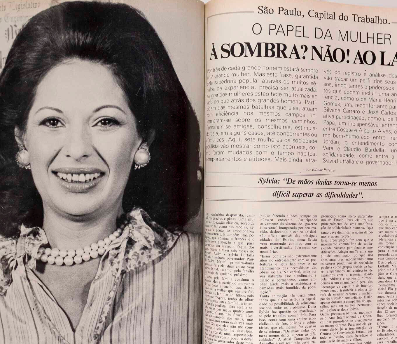 Renata Scarpa VOGUE BRAZIL magazine 1979 July SAO PAULO Sylvia Lutfalla BRASIL