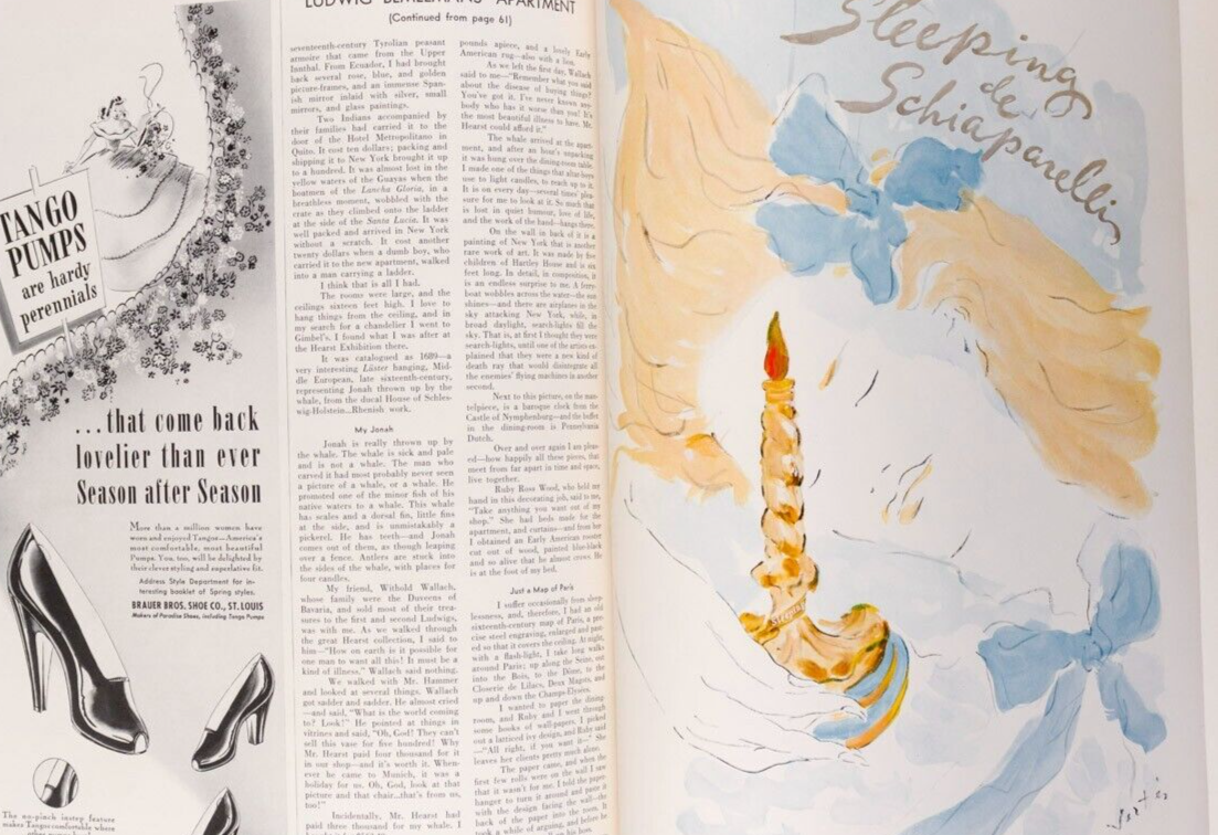 Meg Mundy RENE BOUET-WILLAUMEZ Jinx Falkenburg HORST Ludwig Bemelman BONDS Vogue