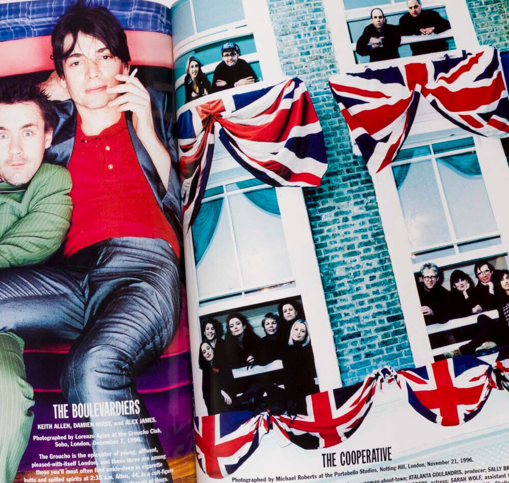 OASIS Liam Gallagher McQUEEN Patsy Kensit SPICE GIRLS Tupac VANITY FAIR magazine