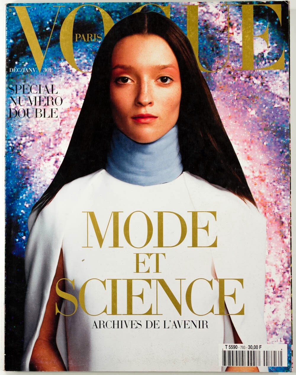 Audrey Marnay MODE & SCIENCE Archives PARIS VOGUE December 1998 Jan 1999 Testino