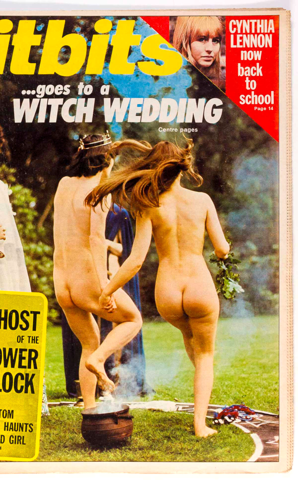 WITCH WEDDING Witchcraft CYNTHIA John LENNON Yoko Ono MAY PANG Titbits magazine