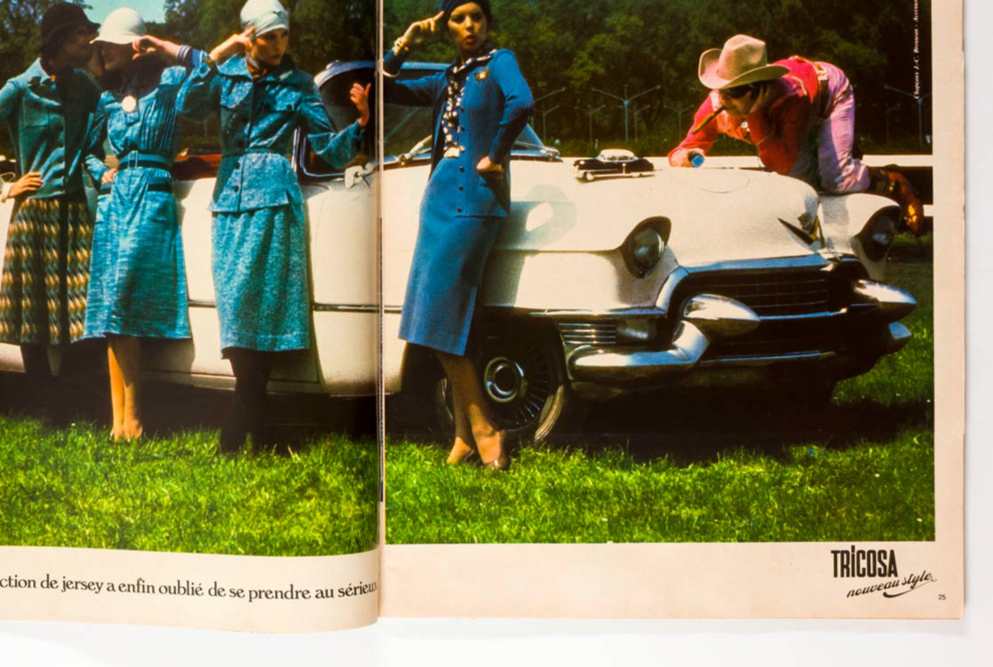 OLIVIERO TOSCANI Elle magazine FRANCE Sep 1975 Courreges DEPARDIEU Knapp PICASSO