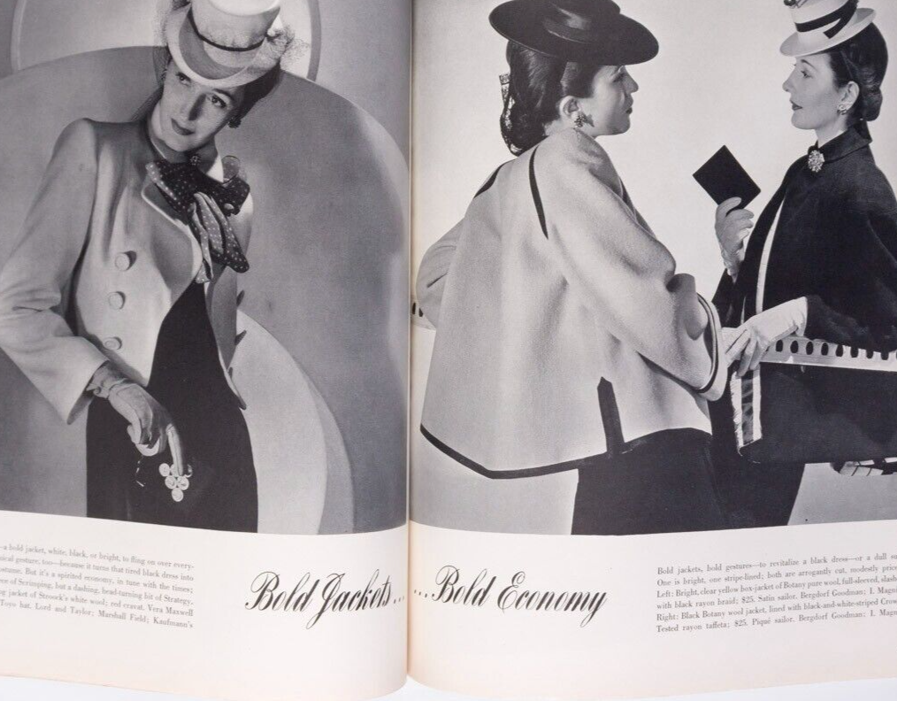 Meg Mundy RENE BOUET-WILLAUMEZ Jinx Falkenburg HORST Ludwig Bemelman BONDS Vogue