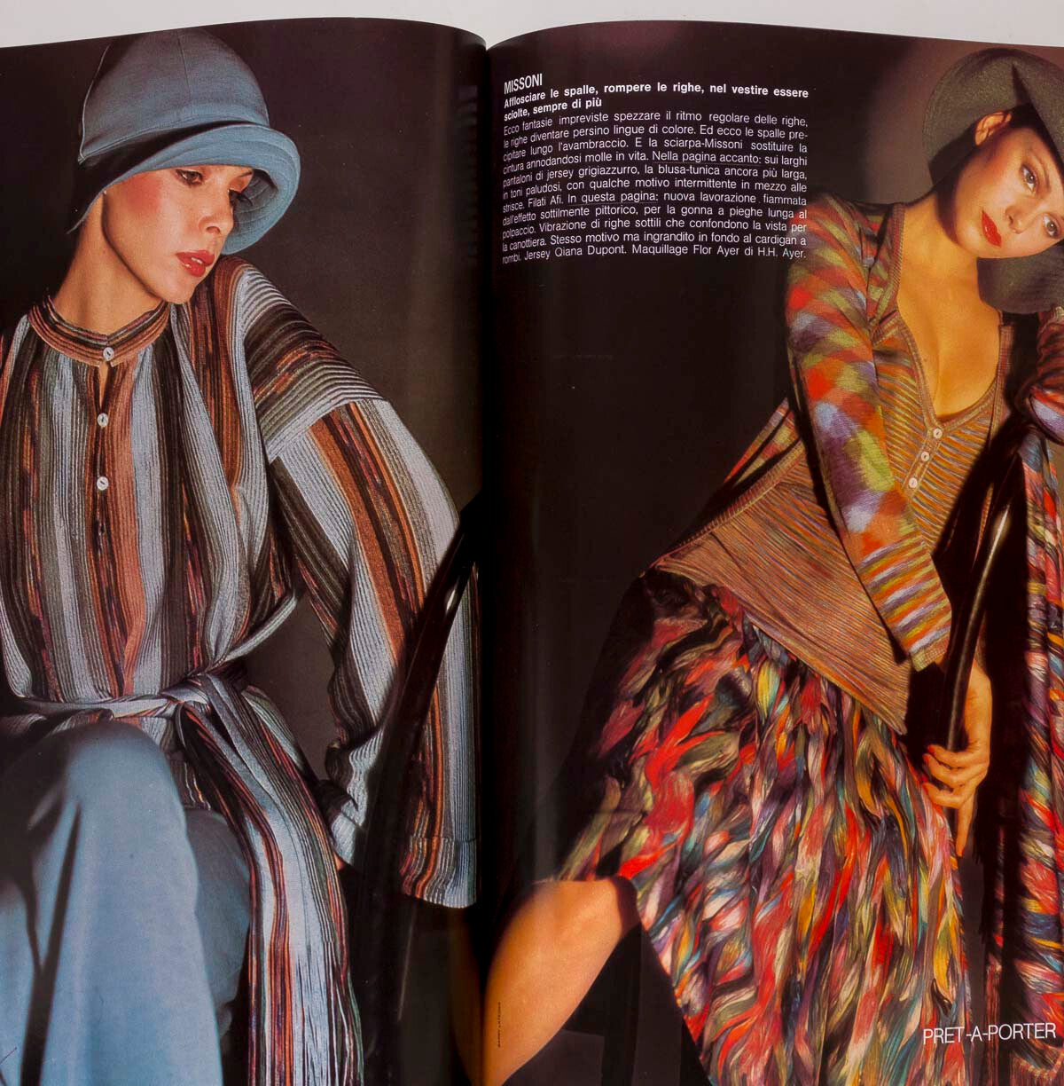 Debbie Biernacki TWIGGY Biba VOGUE ITALIA March 1974 Joe Dallesandro ALTA MODA