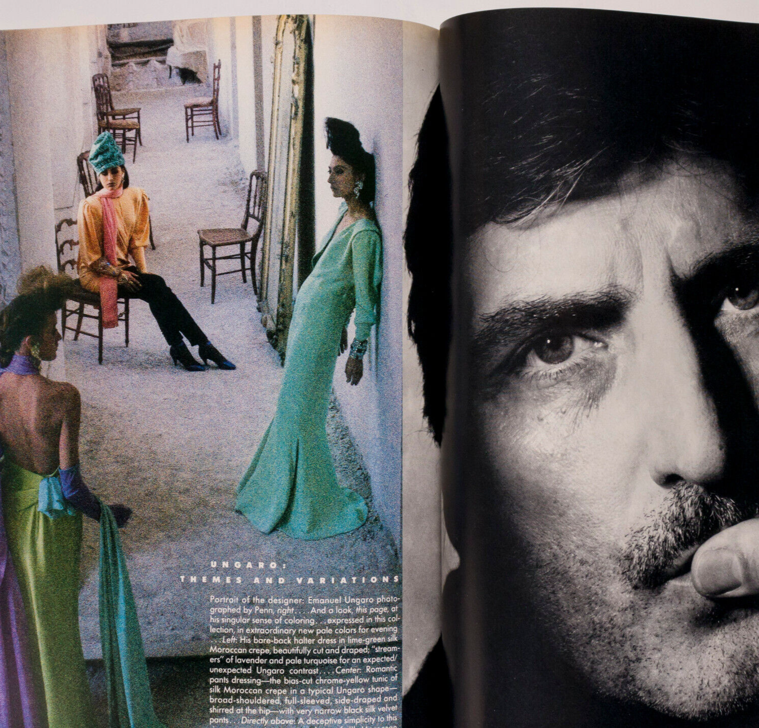 TATJANA PATITZ Deborah Turbeville KELLY LEBROCK Vogue 1985 Ungaro JAPAN Picasso